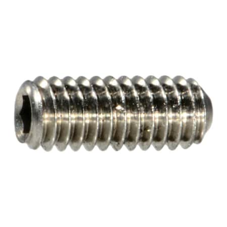 Midwest Fastener #1-72 x 3/16" 18-8 Stainless Steel Fine Thread Hex Socket Headless Set Screws 10PK 930691
